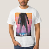 K2-18b系外惑星スペースアート Tシャツ (正面)