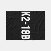 K2-18b フリースブランケット (正面(横))