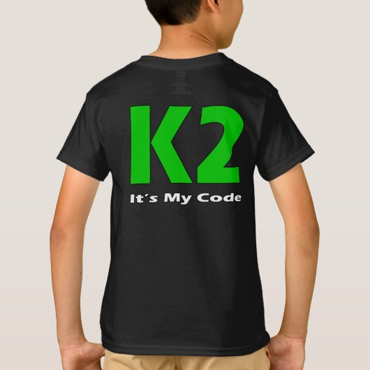K2 Tシャツ (裏面)