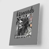 k2records muur klok スクエア壁時計 (傾斜)