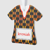 K30アクリルオーナメント付きケンテシャツ オーナメント (正面)