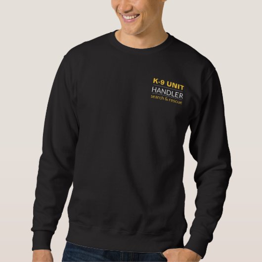 K9オフィサーTシャツ スウェットシャツ (正面)