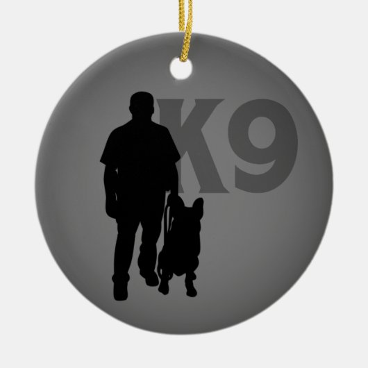 K9オーナメント セラミックオーナメント (正面)