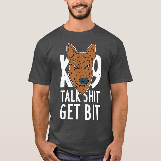 K9ゲルマン羊飼い警察犬警官の平和主義者 Tシャツ (正面)