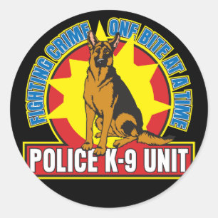 K9ジャーマンシェパードバイト ラウンドシール