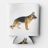 K9ジャーマンシェパード警察犬クーラーボックス 缶クーラー (正面)