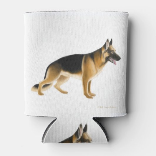 K9ジャーマンシェパード警察犬クーラーボックス 缶クーラー (正面)