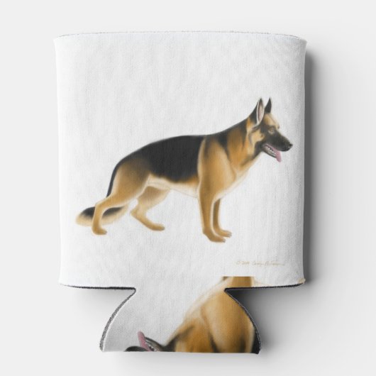 K9ジャーマンシェパード警察犬クーラーボックス 缶クーラー (裏面)