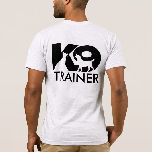 K9トレーナ – K9ハンドラTシャツ Tシャツ (裏面)
