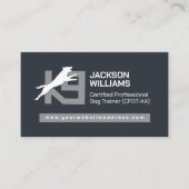 K9トレーニング – ドッグトレーナー – イヌ行動主義者 名刺 (正面)