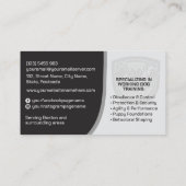 K9トレーニング – ドッグトレーナー – イヌ行動主義者 名刺 (裏面)