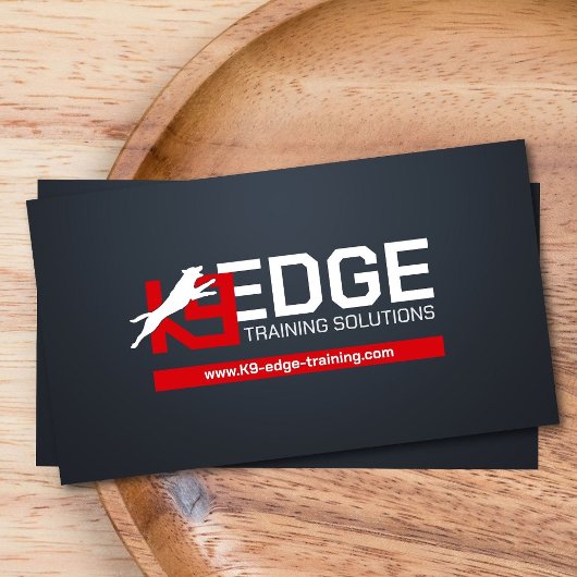 K9トレーニング – ドッグトレーナー – イヌ行動主義者 名刺