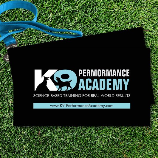 K9トレーニング – ドッグトレーナー – イヌ行動主義者 名刺