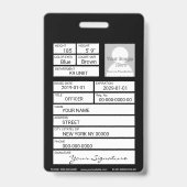 K9ハンドラ バッジ (裏面)