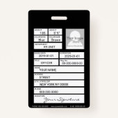 K9ハンドラ バッジ (裏面)