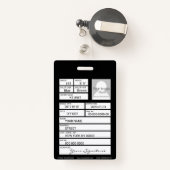 K9ハンドラ バッジ (裏面リトラクタブル付き)