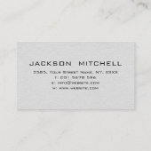 K9ハンドラ – K9オフィサー – K9ユニット 名刺 (裏面)