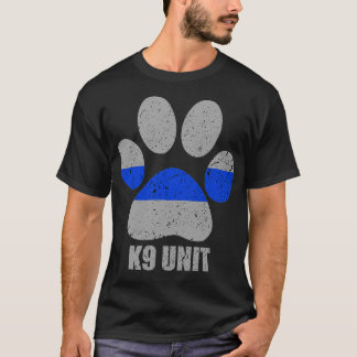 K9ユニットポーシンブルーライン Tシャツ
