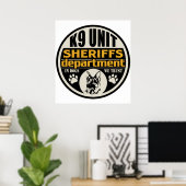 K9ユニット保安官の部署 ポスター (ホームオフィス)