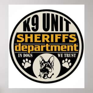 K9ユニット保安官の部署 ポスター