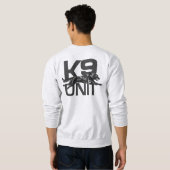 K9ユニット – オランダシェパードドッグ スウェットシャツ (裏面フル)