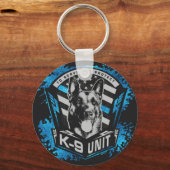 K9ユニット – マリノワ – ベルギーシェパード キーホルダー (正面)