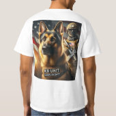 K9ユニット – 常時勤務中 | A Tribute to Police & Tシャツ (裏面)