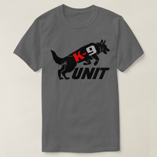 K9ユニット Tシャツ (デザイン正面)