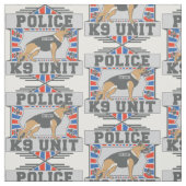 K9単位の警察のジャーマン・シェパード ファブリック (見本)
