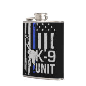 K9単位-ベルギー人Malinois フラスク (左)