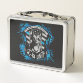 K9単位- Malinois -ベルギーの羊飼い メタルランチボックス (裏面)