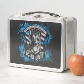 K9単位- Malinois -ベルギーの羊飼い メタルランチボックス (インサイチュ)