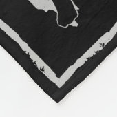 K9単位Malinois -ベルギーの羊飼い- Mechelaar フリースブランケット (角)