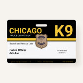 K9役員 バッジ (正面)