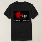K9検索とレスキュー2 Tシャツ (デザイン正面)