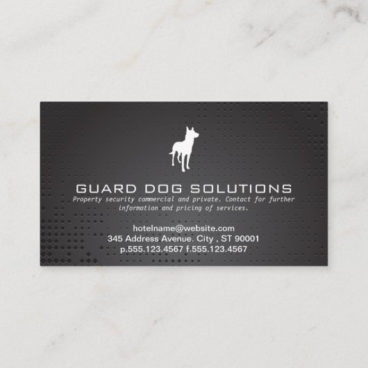 K9犬サービス 名刺 (裏面)