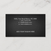 K9犬トレーナー – 犬行動主義者 名刺 (裏面)