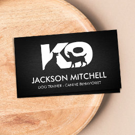 K9犬トレーナー – 犬行動主義者 名刺