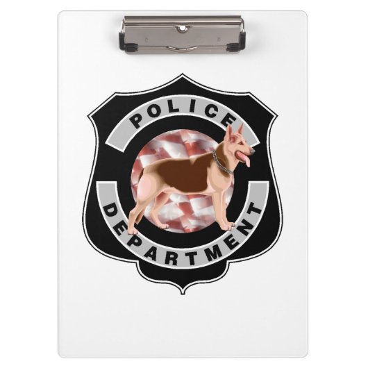 K9警官 クリップボード (正面)