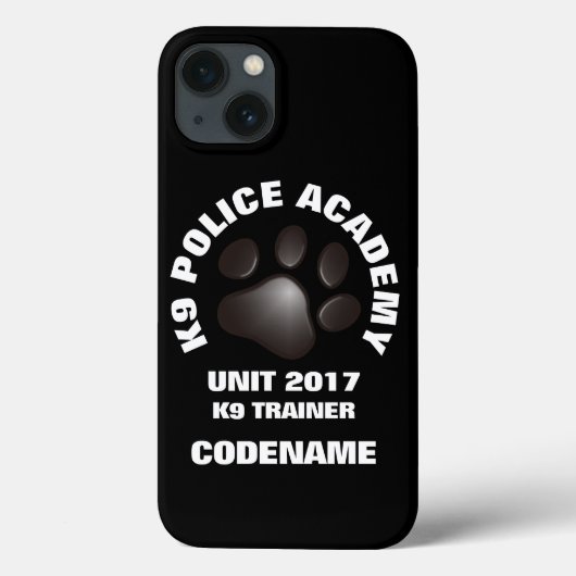 K9警察学校 Case-Mate iPhoneケース (裏面)