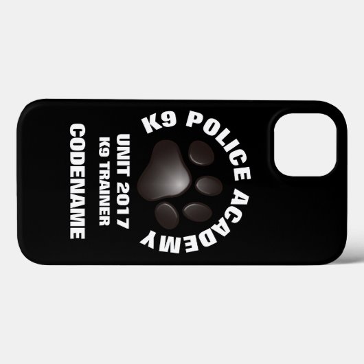 K9警察学校 Case-Mate iPhoneケース (裏面 (横))