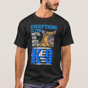 K9警察官・警察犬 Tシャツ