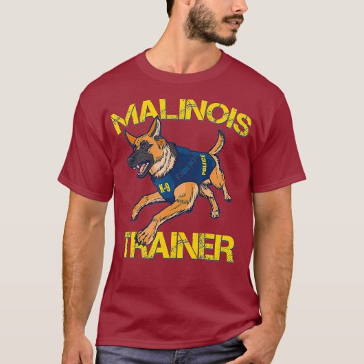K9警察犬マリノワストレーナー Tシャツ (正面)