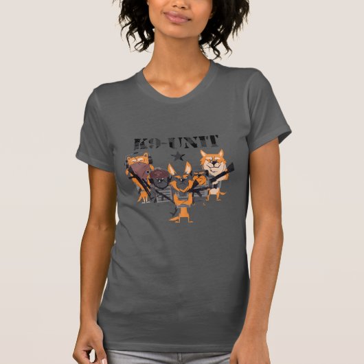 K9警察犬ユニット Tシャツ (正面)