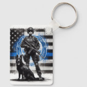 K9警察部隊 キーホルダー (裏面)