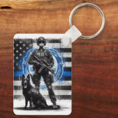 K9警察部隊 キーホルダー (裏面)
