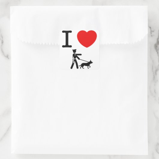 K9警察 スクエアシール (バッグ)