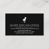 K9 | ミニマル（黒） 名刺 (裏面)