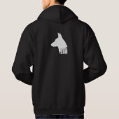 K9-Movies.com Hoodie Black パーカ (裏面)