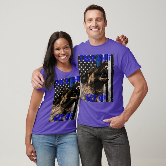 K9 Police Dog Handler Malinois German Sheperd K9 Tシャツ (ユニセックス)